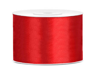 Satinband, rotes Band 50mm/25m